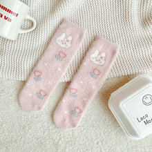 Sweet Adult Bunny Socks