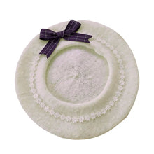 Daisies & Bows Beret Hat - Choose Color