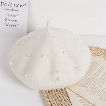 Pearl Beaded Princess Berets - 13 Colors