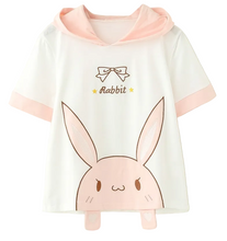 Love Bunny Ears Shirt - Pink or White
