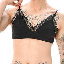 Men’s Sissy Lace Bra - 4 Colors