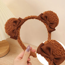 Teddy Bear Ears Bows Adult Sissy Headbands