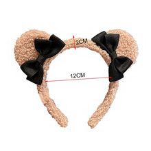 Teddy Bear Ears Bows Adult Sissy Headbands