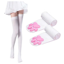 Thigh High Cat Paw Stockings & Arm Warmers