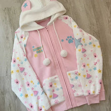 Harajuku Happy Pink Hoodie