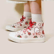 Strawberry Bunny Sissy High Tops