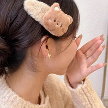 Bunny & Teddy Bear Plush Hair Clips