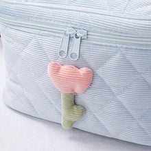 Pastel Flower Makeup Bag
