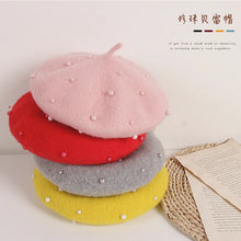 Pearl Beaded Princess Berets - 13 Colors