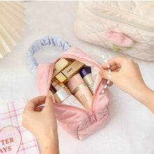 Pastel Flower Makeup Bag