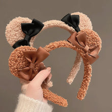 Teddy Bear Ears Bows Adult Sissy Headbands