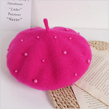 Pearl Beaded Princess Berets - 13 Colors