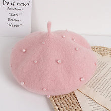 Pearl Beaded Princess Berets - 13 Colors