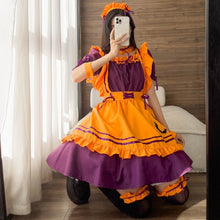Purple & Orange Halloween Party Dress