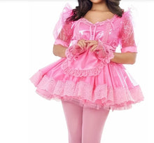 Pink Candy Ruffle Sissy Maid Dress