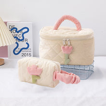 Pastel Flower Makeup Bag