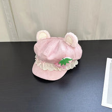 Kawaii Strawberry Bear Hat - Choose Color