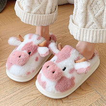 Cute Adult Cow Slippers - Choose Your Color