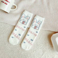 Sweet Adult Bunny Socks