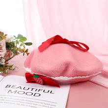 Pink Strawberry Beret Kawaii Hat
