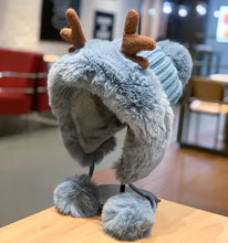 Warm Reindeer Winter Hat