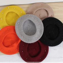 Pearl Beaded Princess Berets - 13 Colors