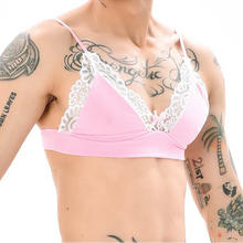 Men’s Sissy Lace Bra - 4 Colors