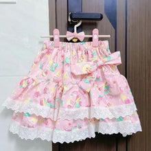 Kawaii Cakes Ruffle Lace Skirt - 2 Colors