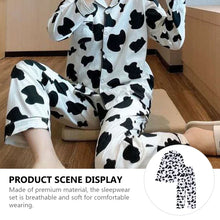 Cow Pattern Button Front Pajamas