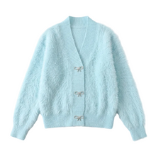 Soft Elegant Bow Buttons Cardigans - 3 Colors