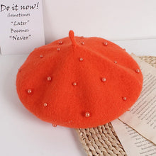 Pearl Beaded Princess Berets - 13 Colors