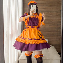 Purple & Orange Halloween Party Dress