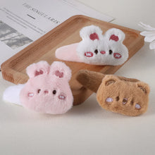 Bunny & Teddy Bear Plush Hair Clips