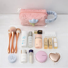 Pastel Flower Makeup Bag