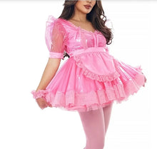 Pink Candy Ruffle Sissy Maid Dress