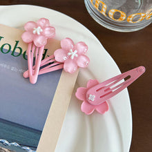 Pink Cherry Blossom Sissy Hair Clips