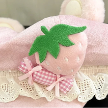 Kawaii Strawberry Bear Hat - Choose Color