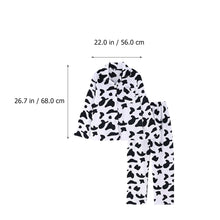 Cow Pattern Button Front Pajamas