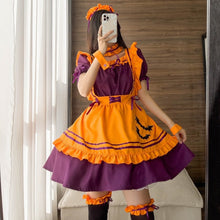 Purple & Orange Halloween Party Dress