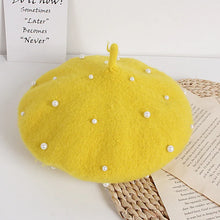 Pearl Beaded Princess Berets - 13 Colors