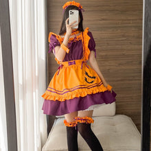 Purple & Orange Halloween Party Dress
