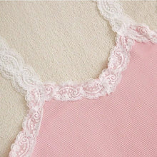 3 pc Pink & White Floral Pajamas Set