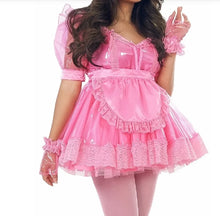 Pink Candy Ruffle Sissy Maid Dress