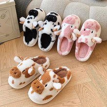 Cute Adult Cow Slippers - Choose Your Color