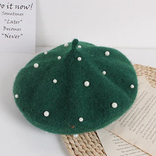 Pearl Beaded Princess Berets - 13 Colors