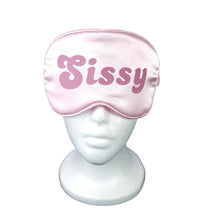 Sissy Pink Satin Sleep Mask Blindfold