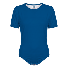 Dark Blue Shades Adult Baby Boy Sissy Onesie with Snap in the Crotch
