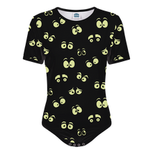 Spooky Eyes Adult Baby Diaper Lover Snap in the Crotch Onesie