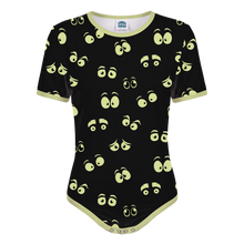 Spooky Eyes Adult Baby Diaper Lover Snap in the Crotch Onesie