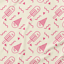 Pink Adult Baby Girl Summer Treats Snap in the Crotch Onesie